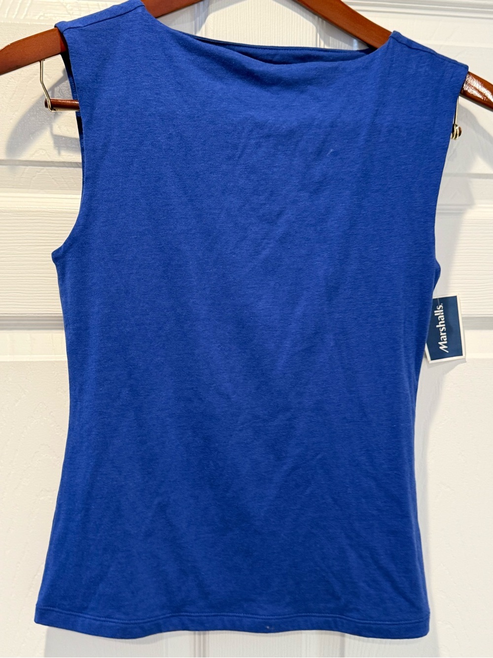 NWT:Sleeveless Crewneck Tank - Blue